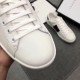 Women White Leather  Ace Low-top