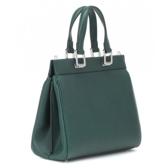 Zumi Small leather tote Green P00379362