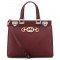 Zumi Small leather tote Red P00378196