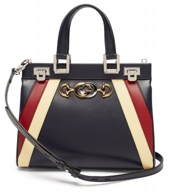 Gucci Zumi small striped leather 1306994