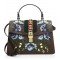 Sylvie Floral-Embroidered Leather 0400094589582