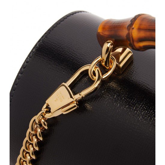 Padlock bamboo-handle leather 1320817