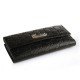 Black Embossed Leather B5713