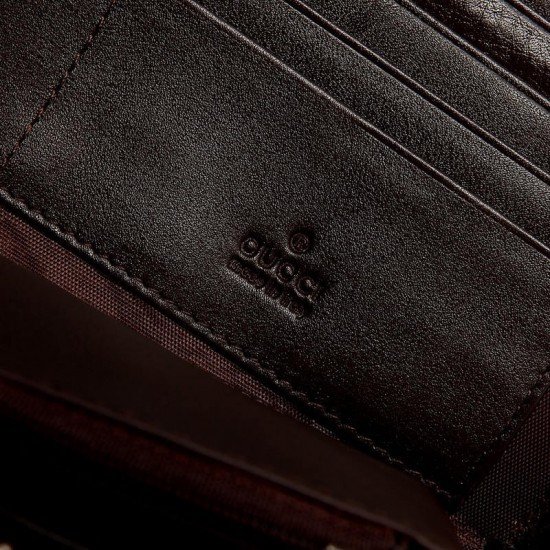 Coffee Embossed Leather B5737