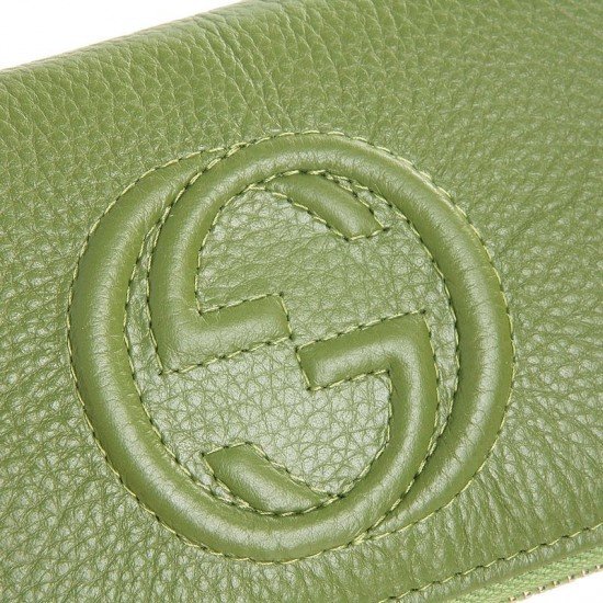 Light Green Calfskin Leather B5726