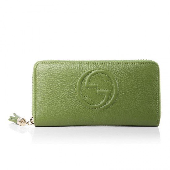 Light Green Calfskin Leather B5726