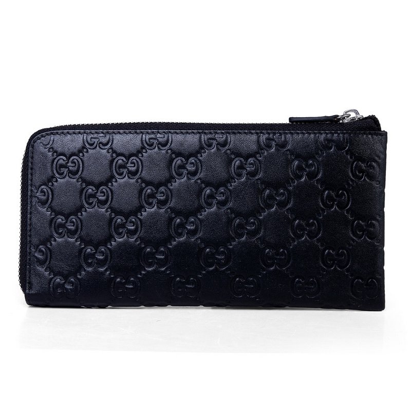 Black Embossed Leather B5736