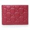 Red Embossed Leather B5740