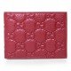 Red Embossed Leather B5740