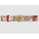 GG Blooms print belt