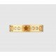 Icon series 18K gold star ring with diamonds