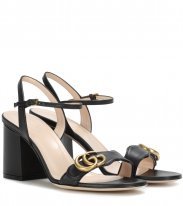 Gucci Metallic leather 11.5cm sandals Gold