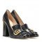 Gucci Leather loafer 10.5cm pumps Black