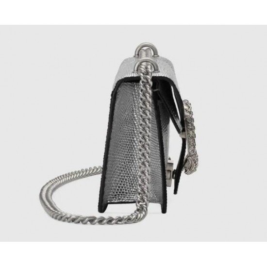 Dionysus metallic lizard small shoulder bag