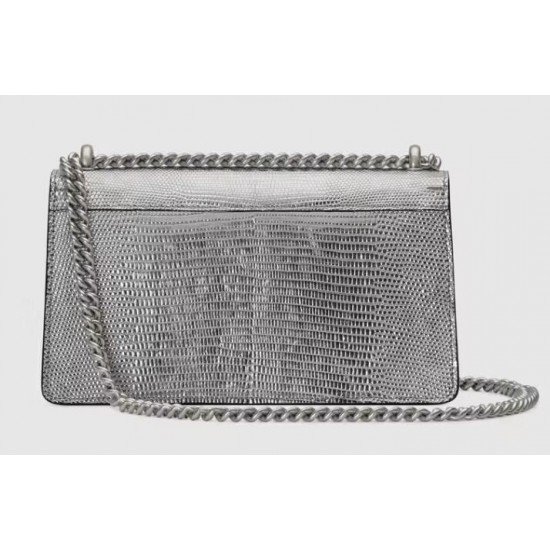 Dionysus metallic lizard small shoulder bag