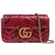 GG Marmont Red Python Super Mini