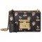 Padlock berry print small Black 409487