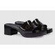 Ladies rubber slippers Black