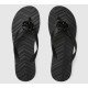 Women V-shaped flip flops black sandals