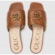 Ladies GG sandals brown