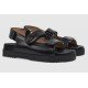 Women GG sandals black 658813 C9D10 1000