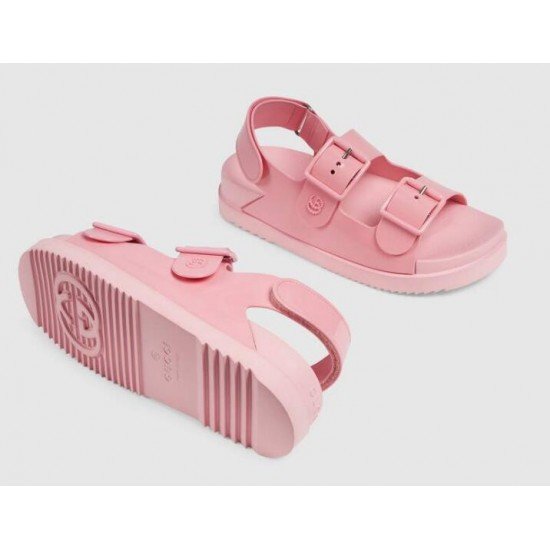 Women mini GG sandals Pink 660243 J8700 5815