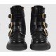 Womens Buckle Ankle Boots