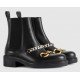 Women Chain Chelsea Boots Black