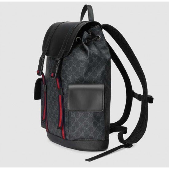 Gucci GG Supreme Black Rucksack