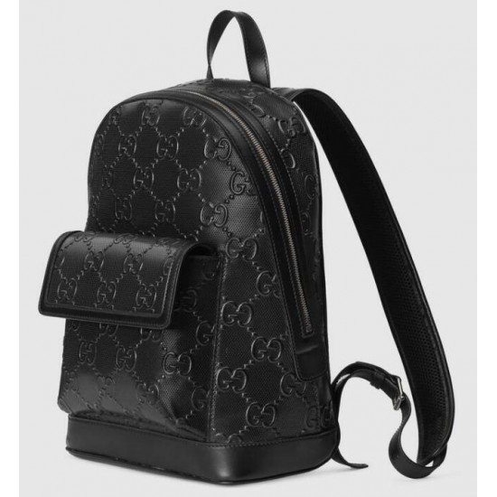 Gucci GG print embossed backpack