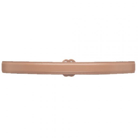 Gucci rose beige buckle narrow belt