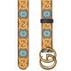 Gucci Blue orange canvas belt