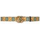 Gucci Blue orange canvas belt