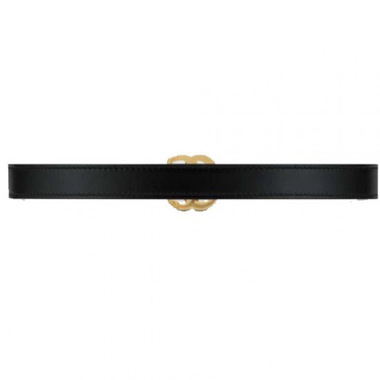 Gucci Black Leather Belt