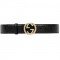 Gucci Signature leather belt black