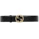 Gucci Signature leather belt black