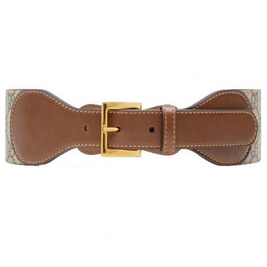 Gucci GG canvas horsebit belt