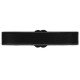 Gucci buckle wide leather belt black