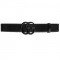 Gucci buckle wide leather belt black