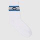 Interlocking double g stripe cotton socks