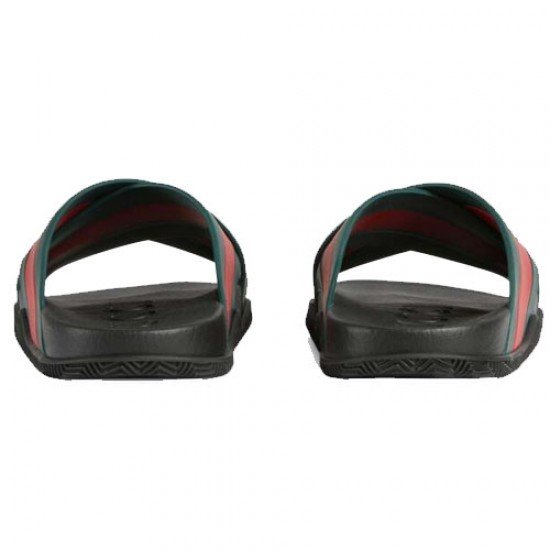 Mens rubber sandals with webbing