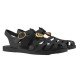 Rubber buckle strap sandals