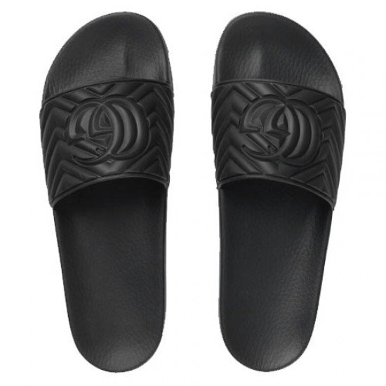 Mens quilted rubber slippers