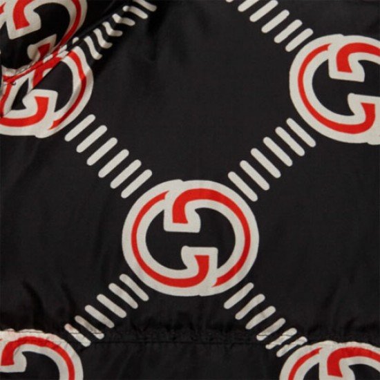 Interlocking double g down vest