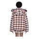 Plaid tweed cotton jacket