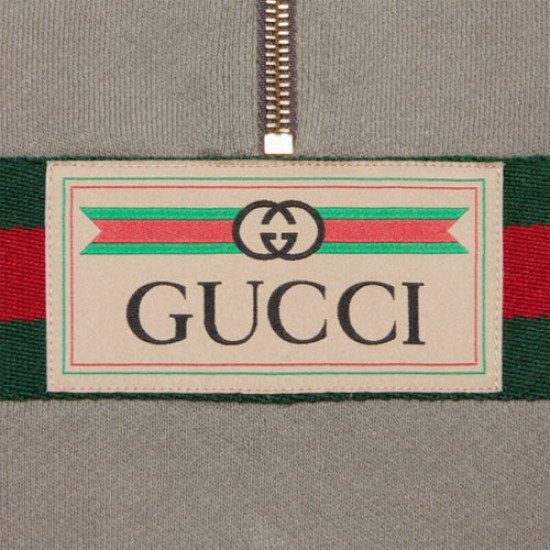 Vintage Gucci logo webbing sweater