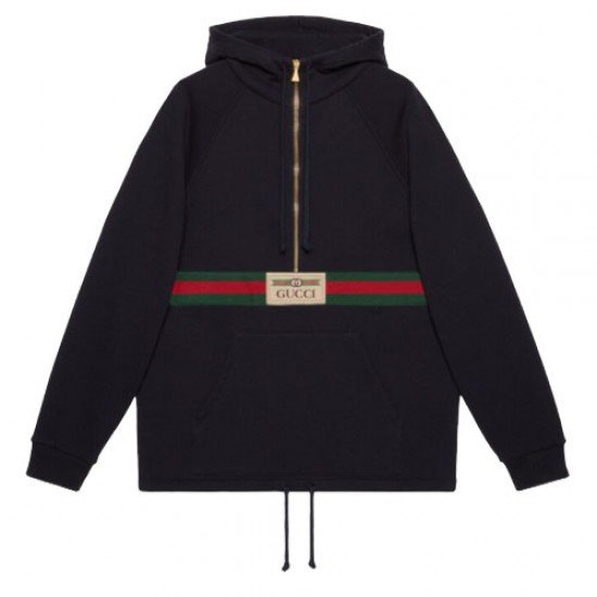 Vintage Gucci logo webbing sweater