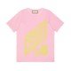 Lemon Gucci printed cotton T-shirt