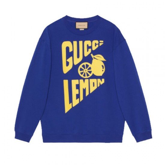 Gucci lemon printed cotton sweater