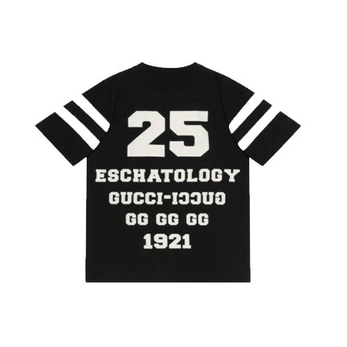 25 eschatology print T-shirt